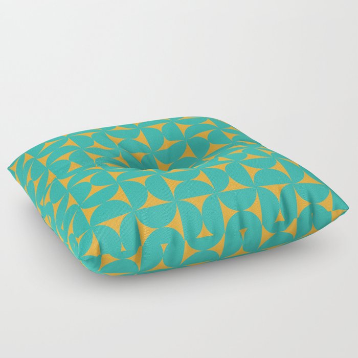 Patterned Geometric Shapes IV Floor Pillow