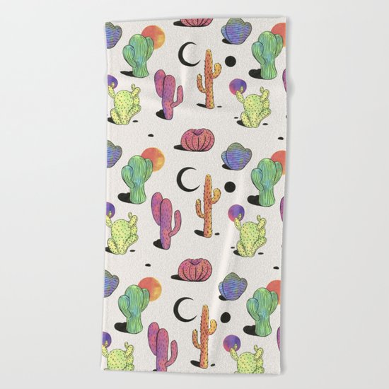 Joshua Tree Sunset Beach Towel