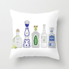 Tequila Bottles People Childrens  Throw Pillow