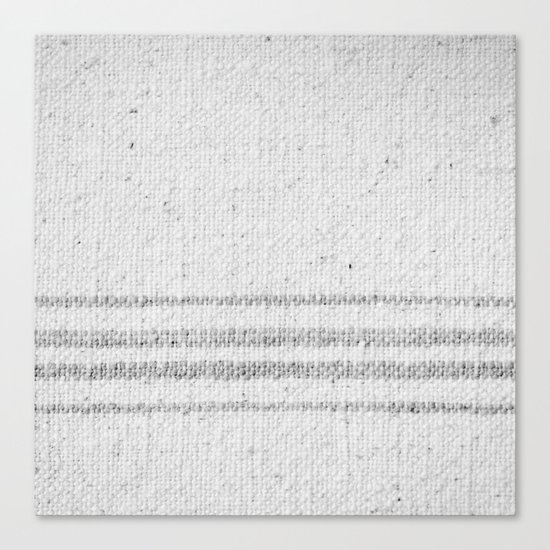 VINTAGE FARMHOUSE GRAIN SACK Canvas Print