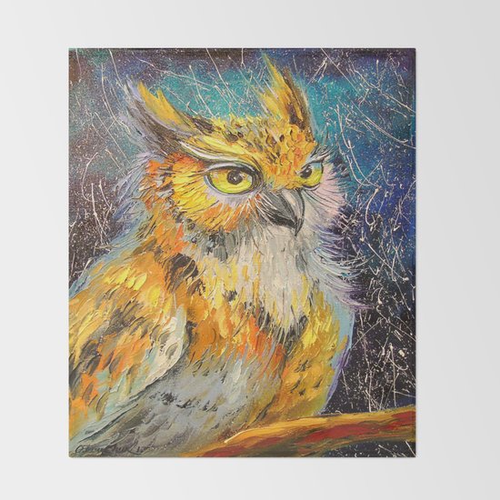 Owl Throw Blanket