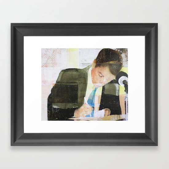 Endorsement Framed Art Print