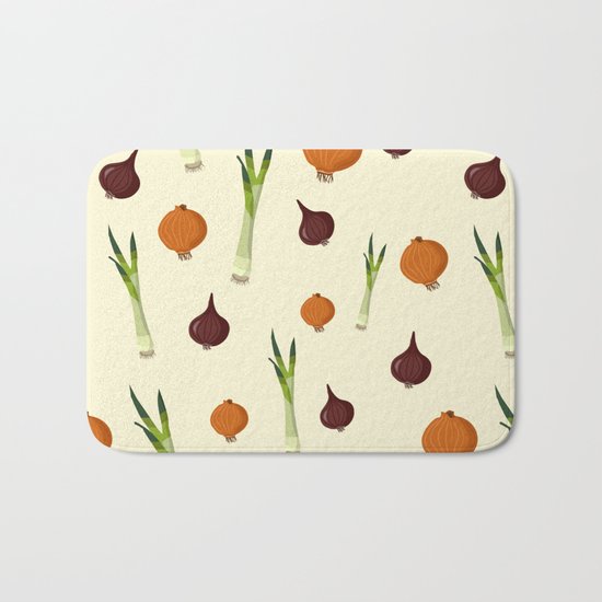 Onion pattern Bath Mat