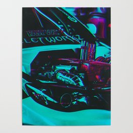 Cyberpunk Car Poster