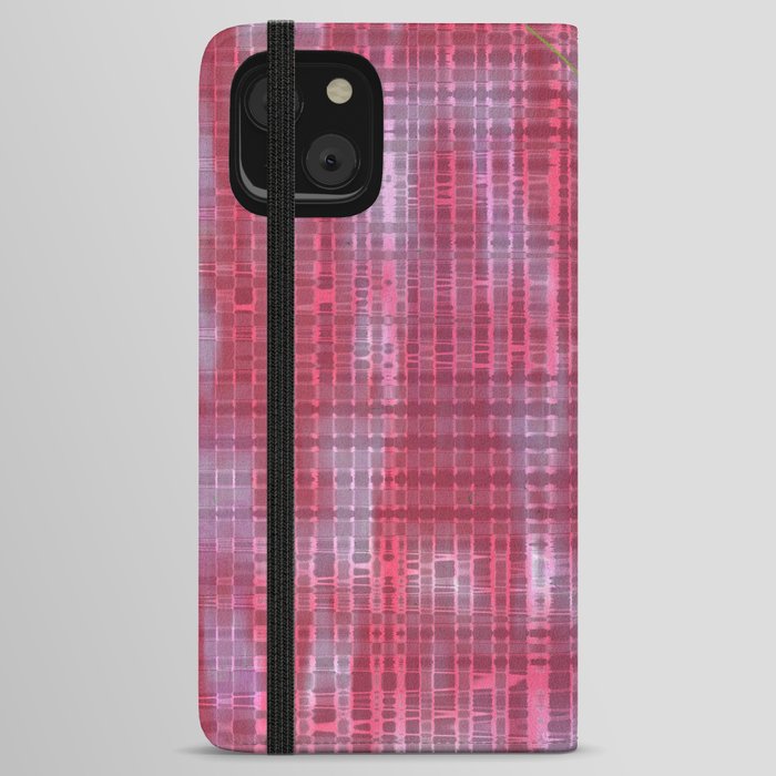Interesting abstract background and abstract texture pattern design artwork. iPhone Wallet Case
