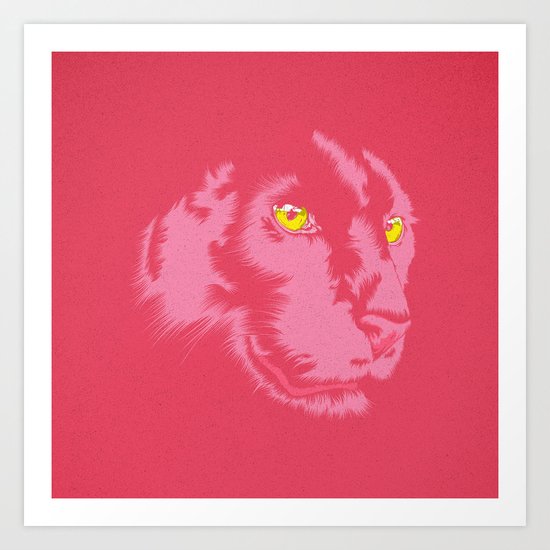 Pink Panther Art Print