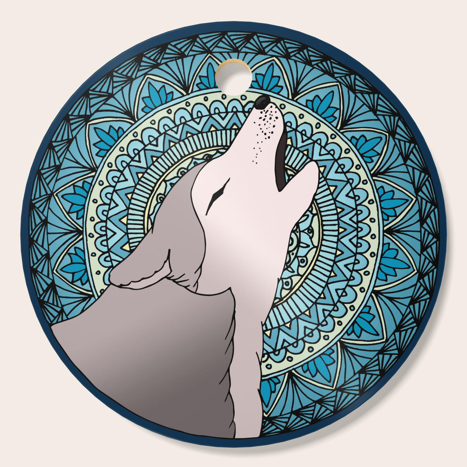 Free Free 130 Layered Wolf Mandala SVG PNG EPS DXF File