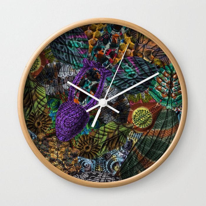 Psychedelic Botanical 12 Wall Clock