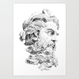 Neptune God of the Sea Art Print