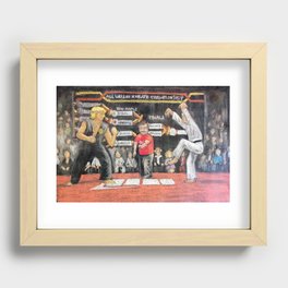 Sweep The Leg - Chalk piece Recessed Framed Print