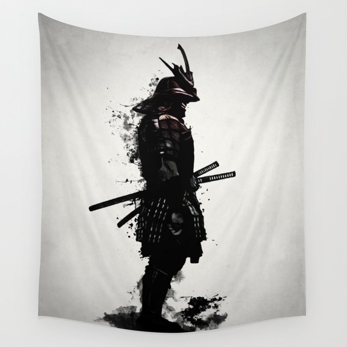 Armored Samurai Wall Tapestry by Nicklas Gustafsson Society6