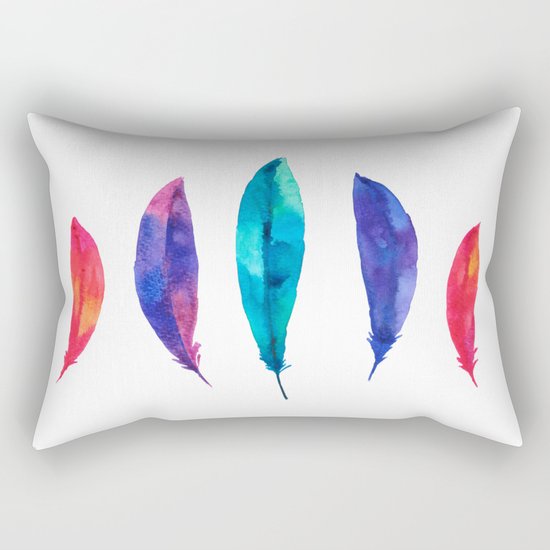 Feather Pizzazz Rectangular Pillow