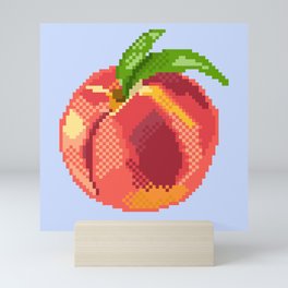 Peachy Pixels Mini Art Print
