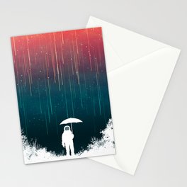 Meteoric rainfall Stationery Card