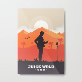 Juicec World Metal Print