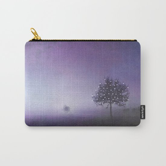 SOLITUDE IN TIME - PURPLE Carry-All Pouch