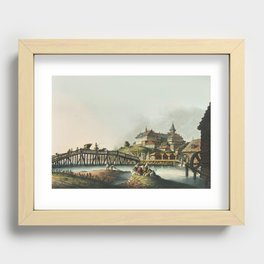 Palace at Bucharest from Views in the Ottoman Dominions, in Europe, in Asia, and some of the Mediter Recessed Framed Print