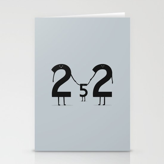 2 + 2 = 5 Stationery Cards