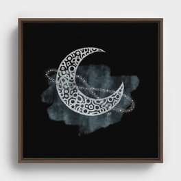 To the Moon and Back 2 Framed Canvas