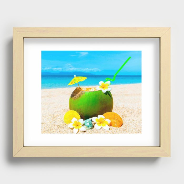 Beach Style Recessed Framed Print