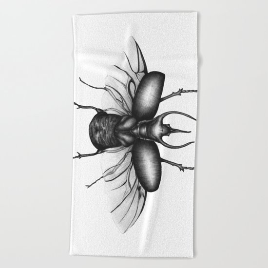 Beetle Wings Beach Towel