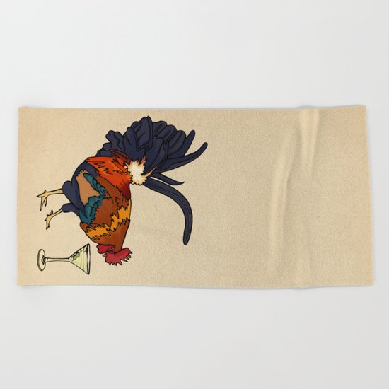 Cocktails Beach Towel