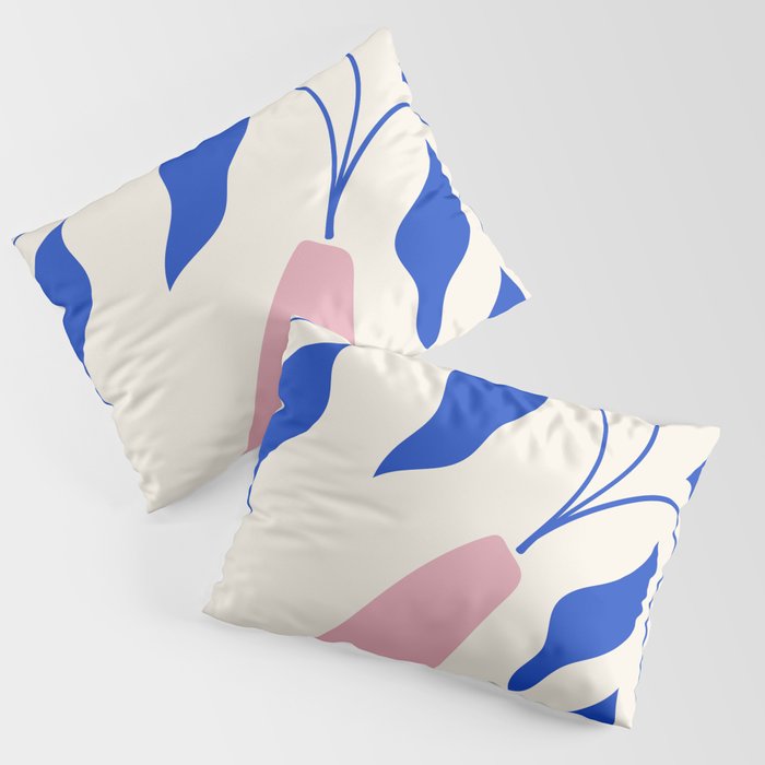 Floral Flow Abstract View Pillow Sham