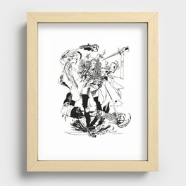 Peggy the Scorpio Recessed Framed Print
