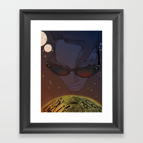 Wanda, Kisses from Planet UZU- Dawn version Framed Art Print
