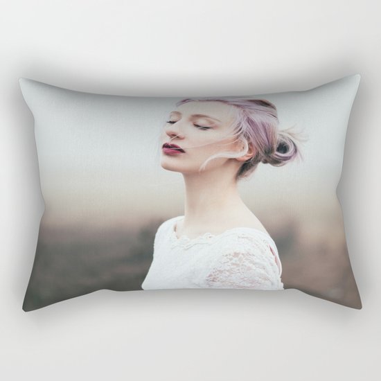 Cold and fog Rectangular Pillow