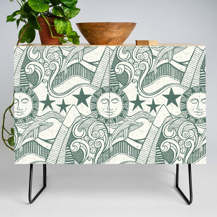 into the wild pine Credenza