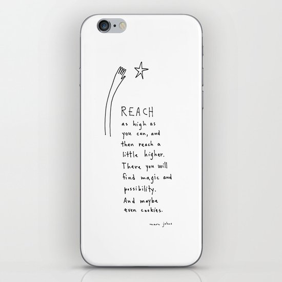 reach as high as you can iPhone & iPod Skin
