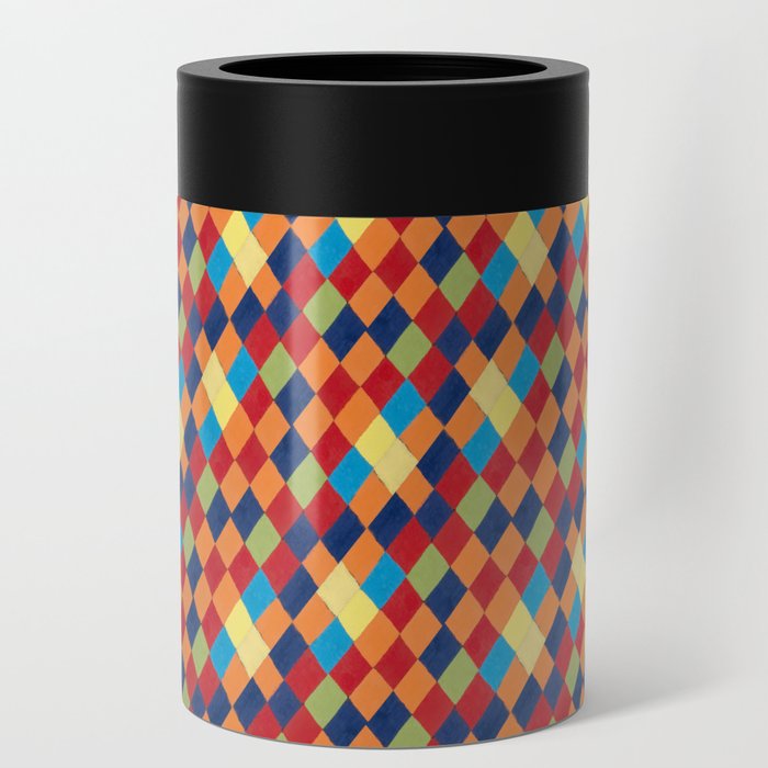 Magical Colourful Cube Texture Patttern Can Cooler