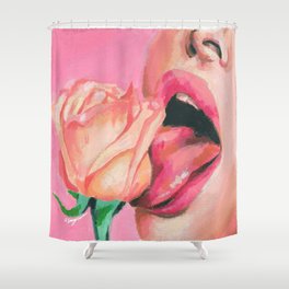 lust for love Shower Curtain