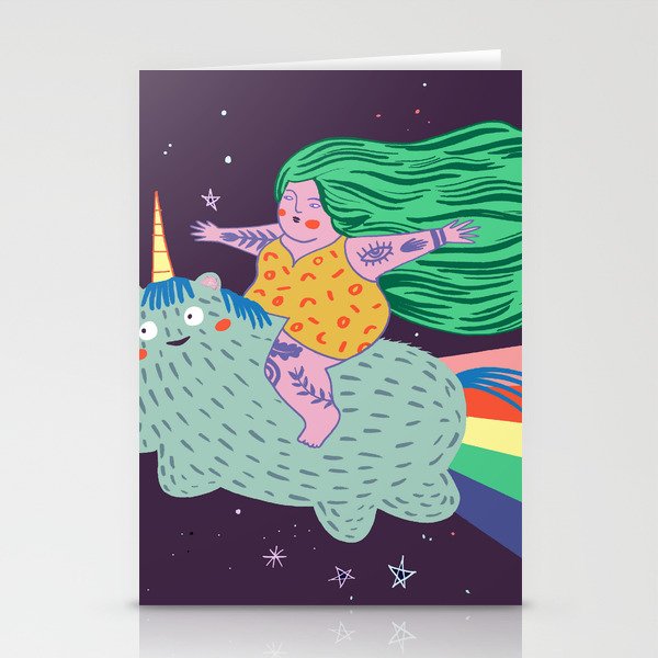 Space Cowgirl Stationery Cards