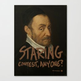 Staring Contest Canvas Print