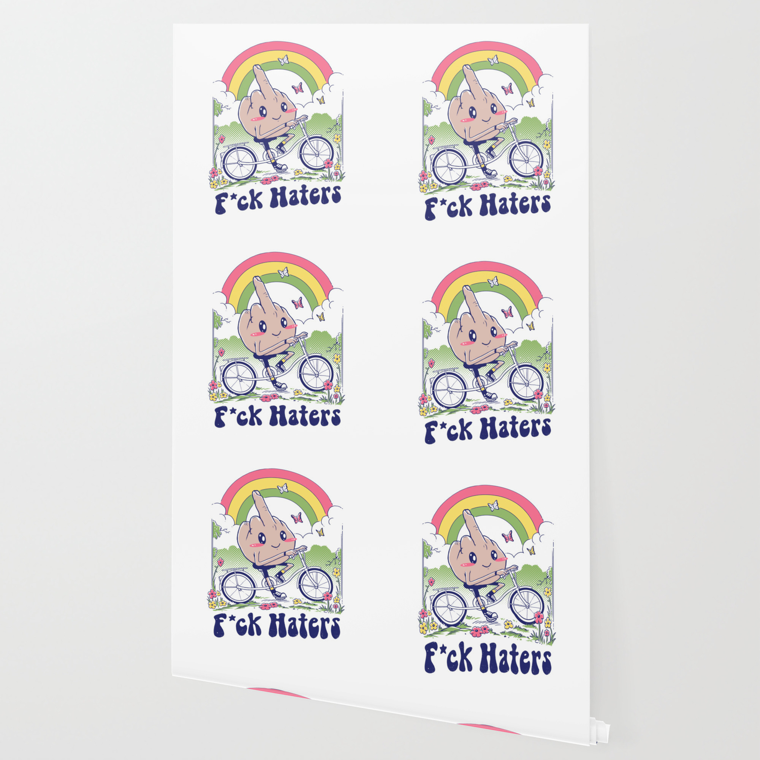F Ck The Haters Wallpaper By Vincenttrinidadart Society6