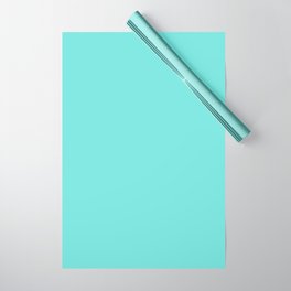 Turquoise Blue Wrapping Paper