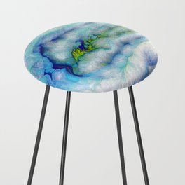Fluid Abstract 3 Counter Stool