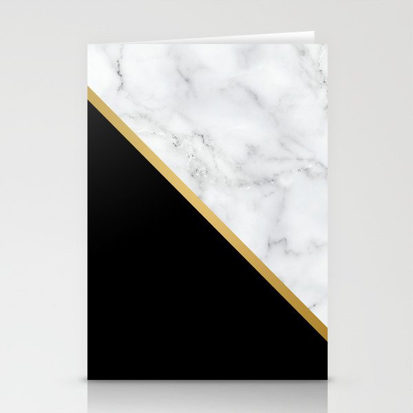 Marble, Stone, Color Block, Minimalist Art Stationery Cards