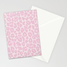 Leopard in Pink Stationery Cards
