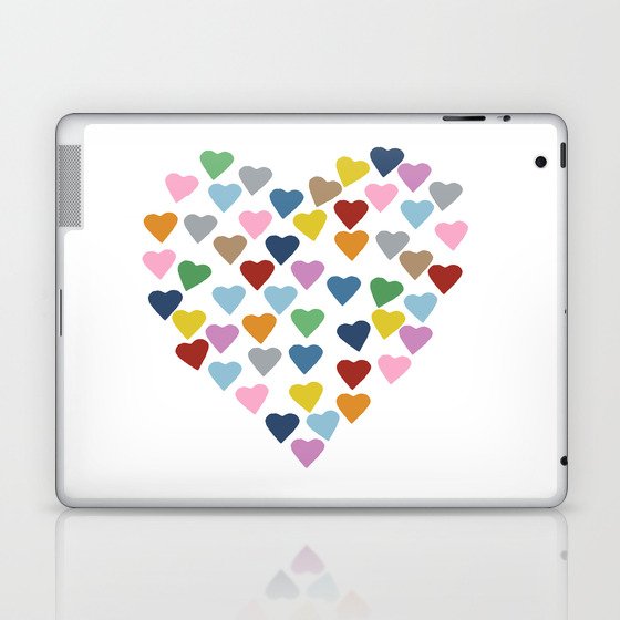 Hearts Heart Laptop & iPad Skin