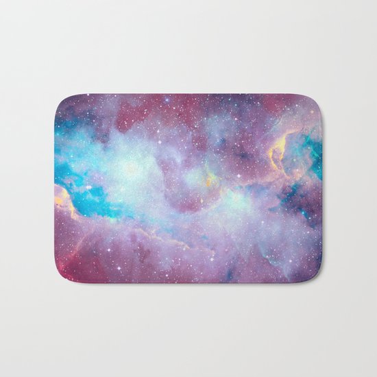 Quartz & Turquoise Galaxy Bath Mat