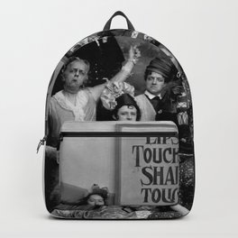 Lips That Touch Liquor Shall Not Touch Ours Backpack | Lips, Photograph, Prohibition, Liquor, Blackandwhite, Women, Art, Feminist, Rights, Vintage 