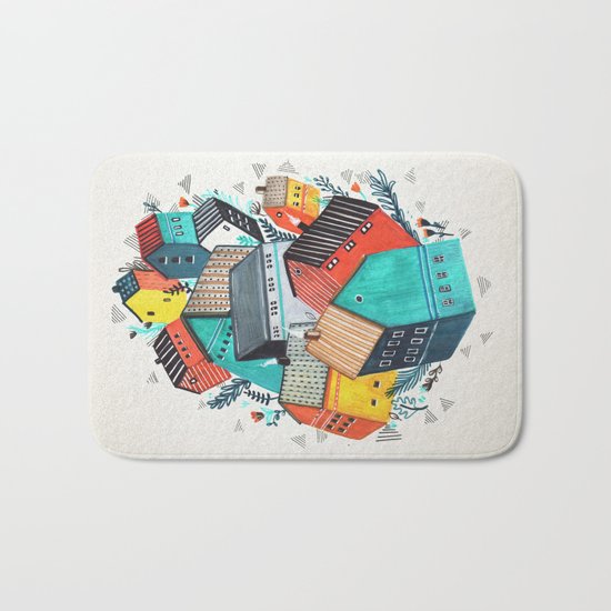 Tumble Town Bath Mat