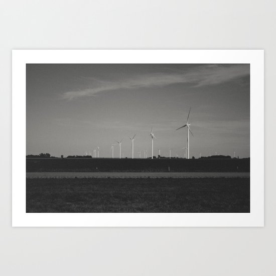 wind-powered Art Print
