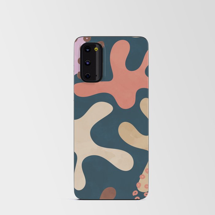 Organic Abstract Shapes 2 Android Card Case