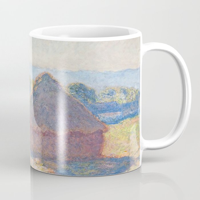 Claude Monet - Grainstacks, in Bright Sunlight, 1890 Coffee Mug