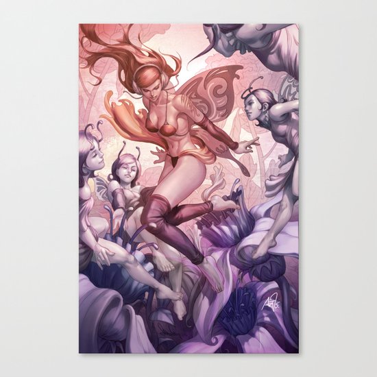 Pepper Fairies Canvas Print