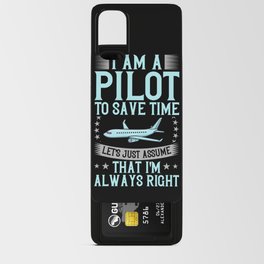 Airplane Pilot Plane Aircraft Flyer Flying Android Card Case